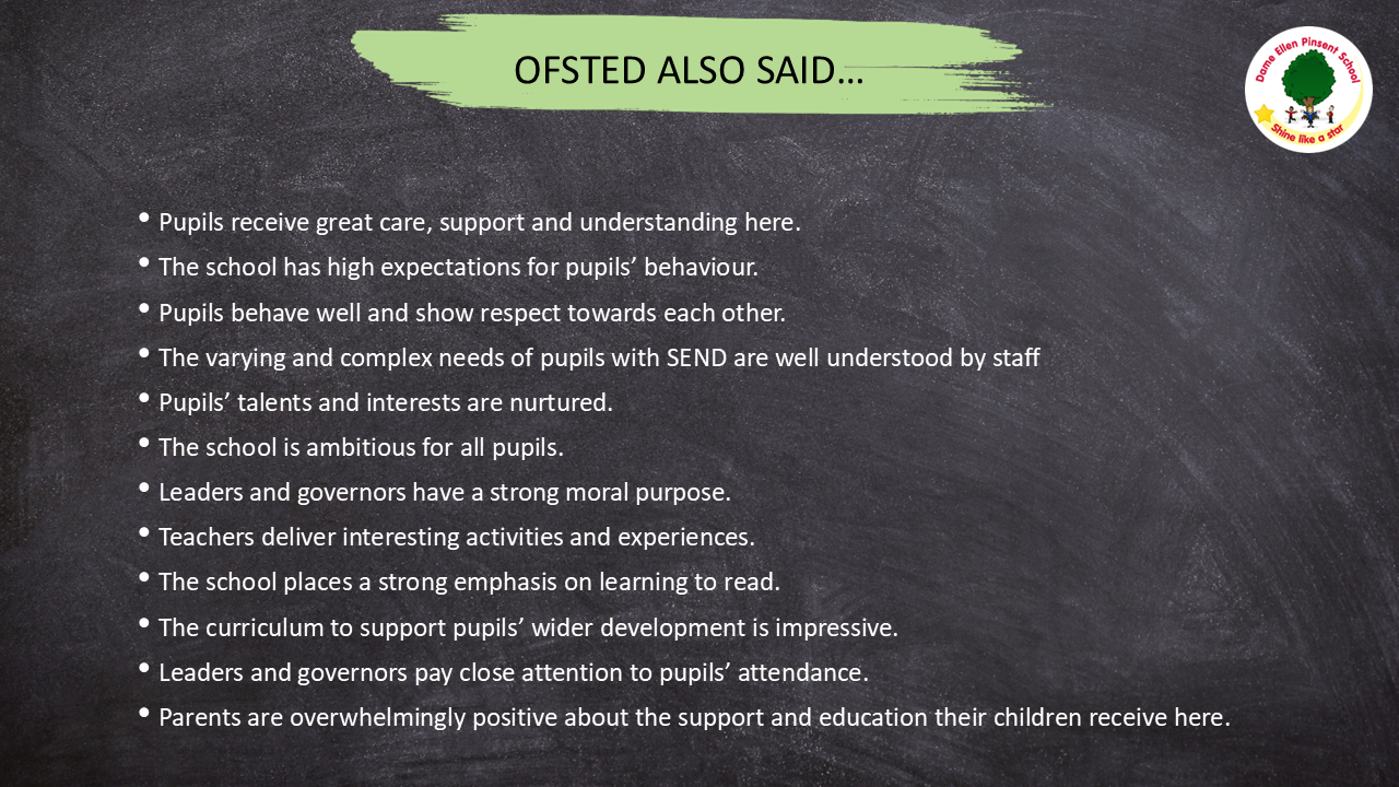 June 2024 OFSTED comments June 2024 OFSTED comments